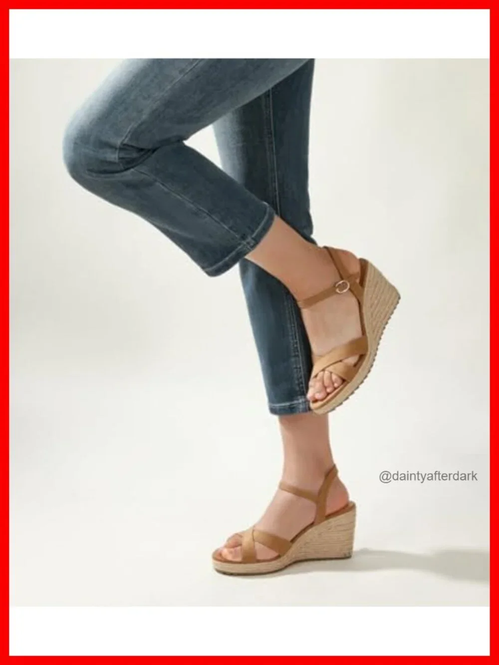 Women's Espadrille Wedge Sandals Open Toe Ankle Strap PU Lightweight Casual